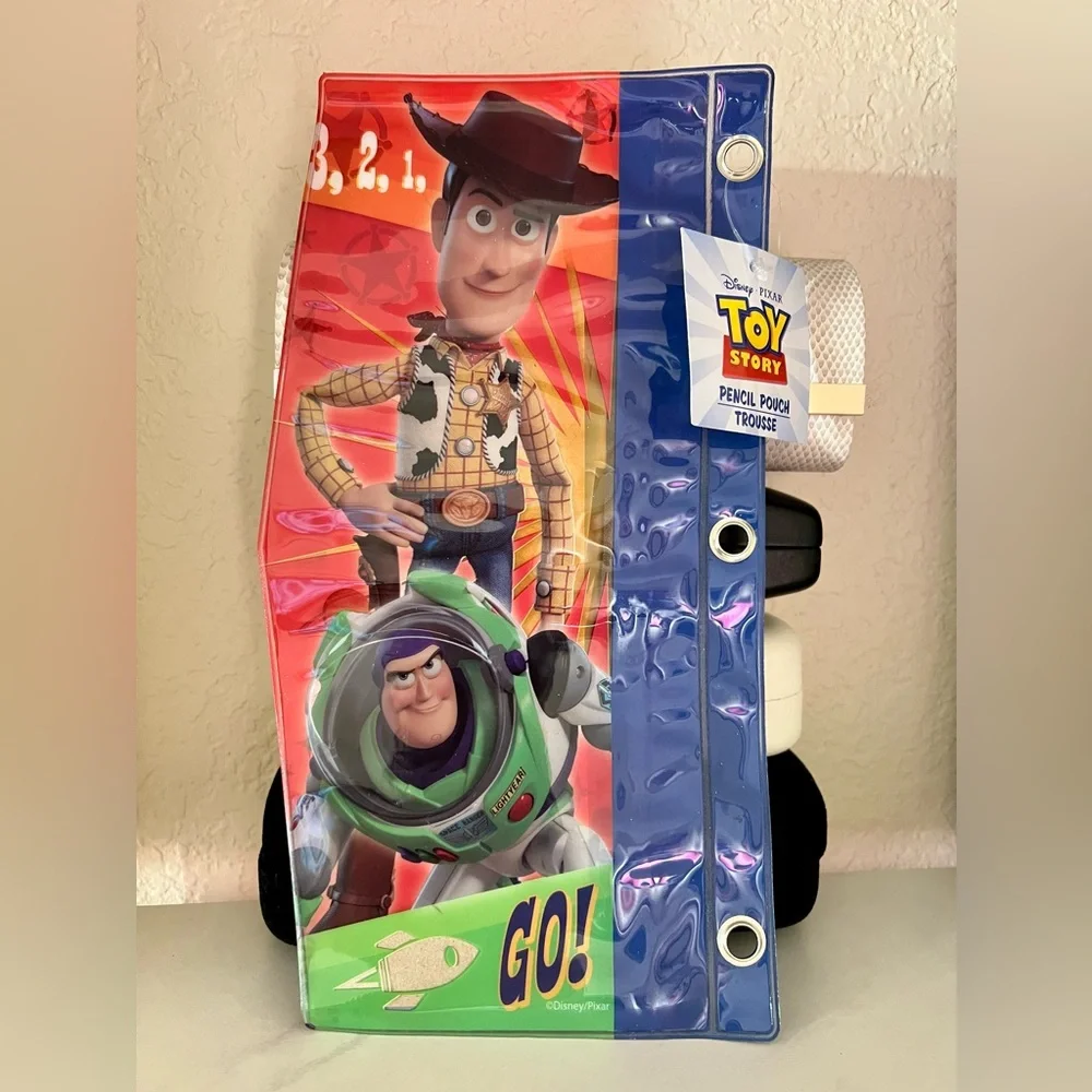 NWT Toy Story Bo Peep Woody and Buzz Lightyear Pencil Pouch